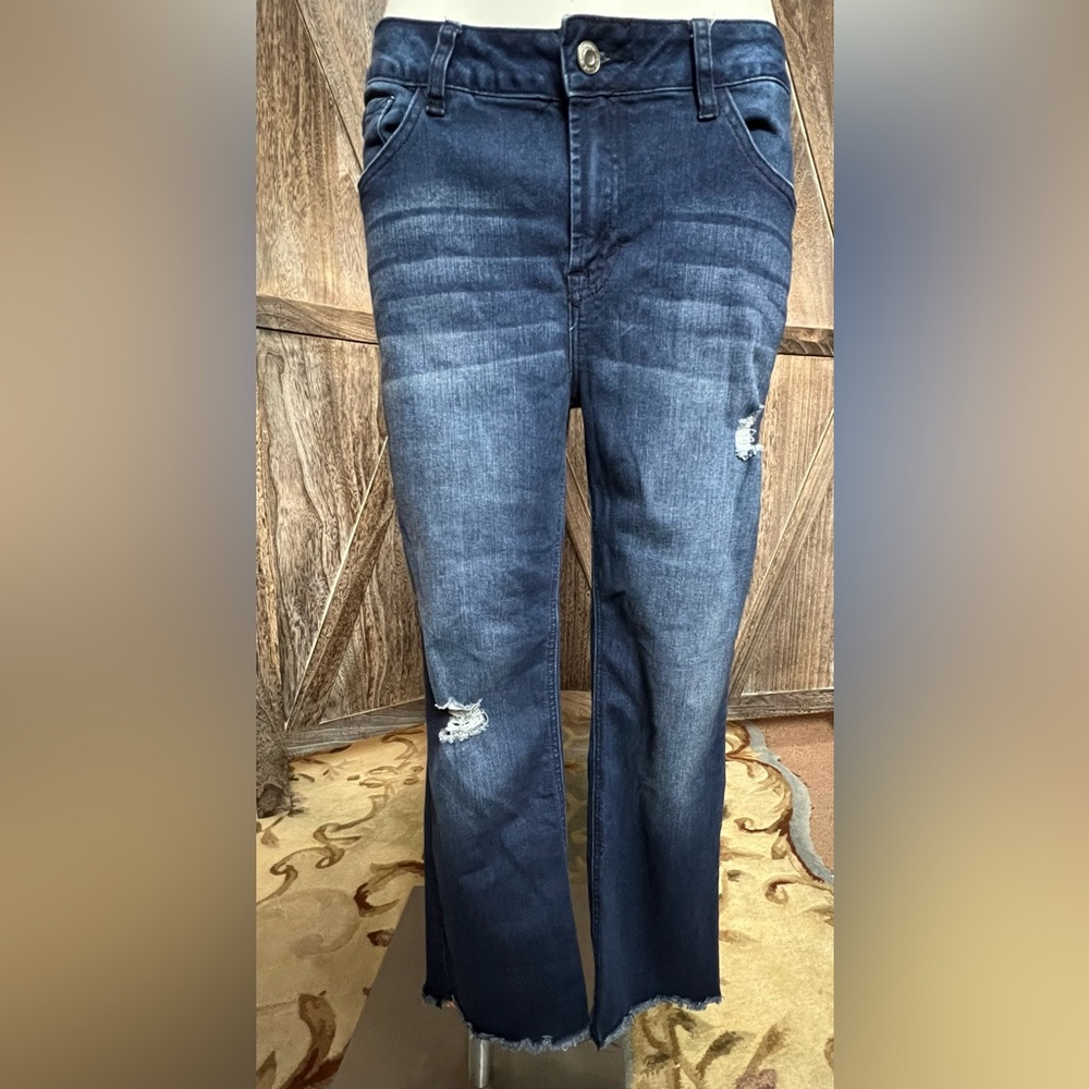 Kensie Distressed Womens Size 10/30 Skinny Denim Jeans Stretch